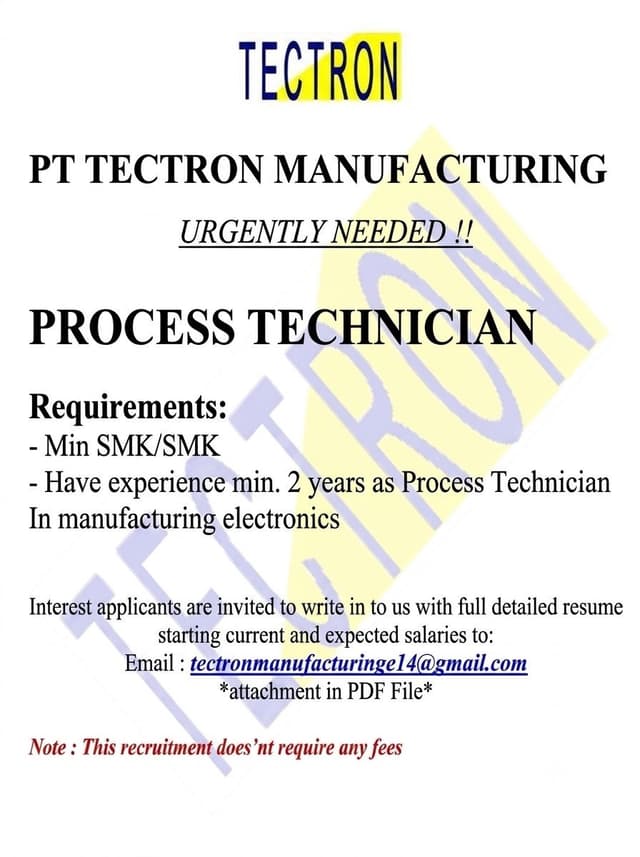 PT TECTRON MANUFACTURING