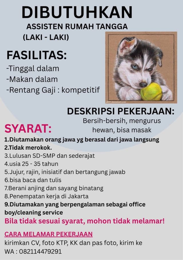 Poster Lowongan