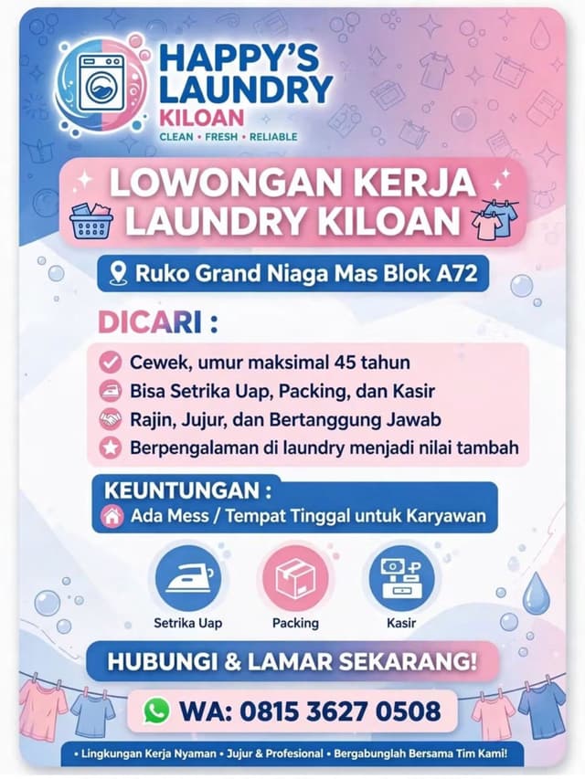 Happy's Laundry Kiluan