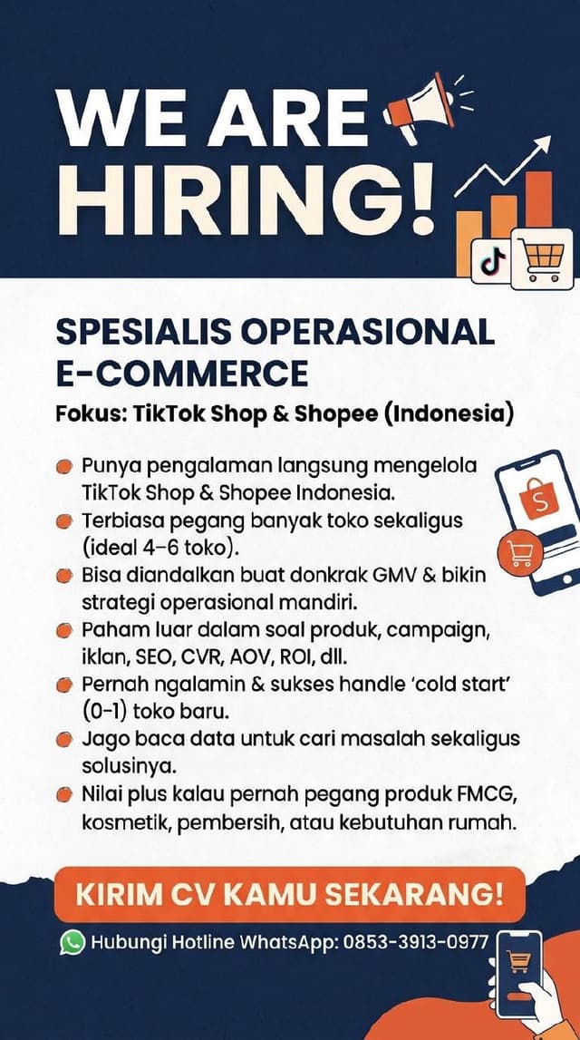 Poster Lowongan