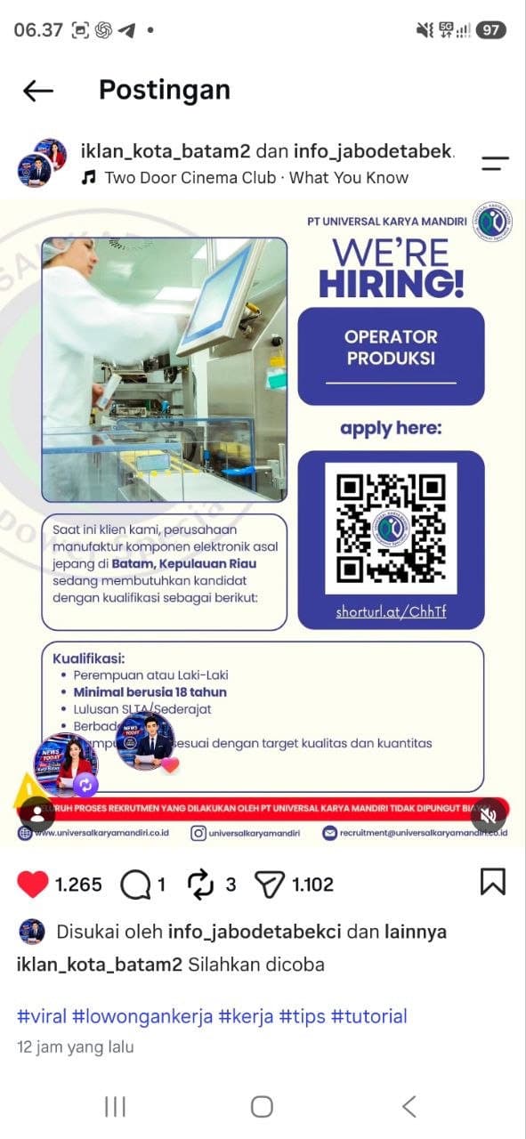 PT UNIVERSAL KARYA MANDIRI