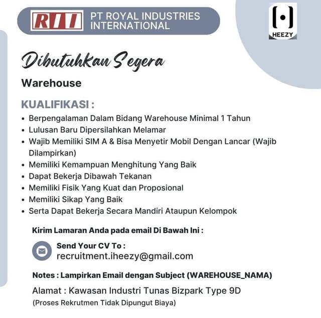 PT ROYAL INDUSTRIES INTERNATIONAL