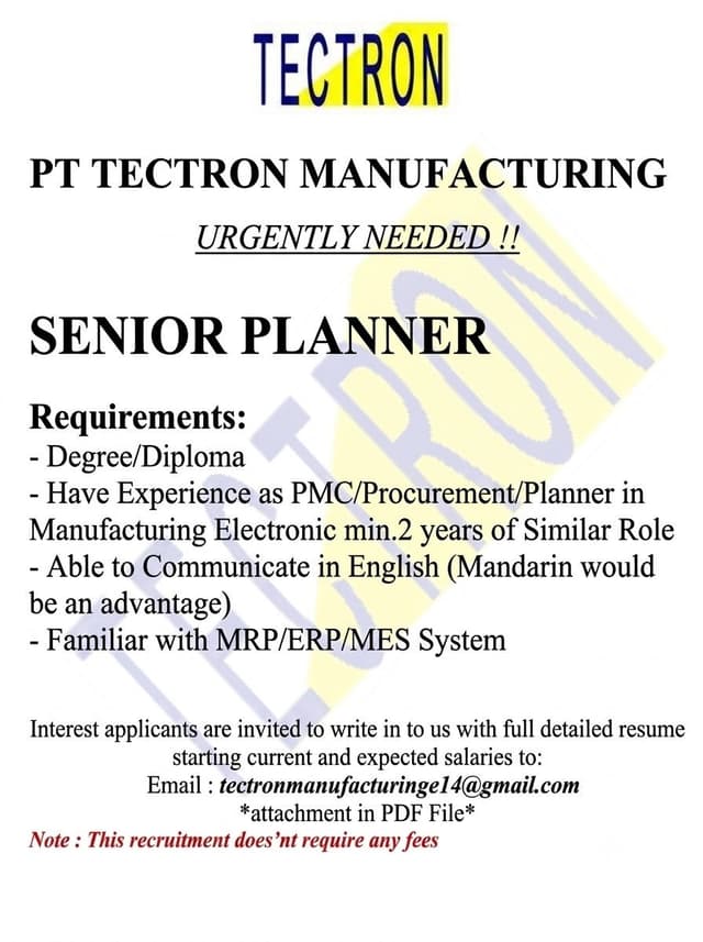 PT TECTRON MANUFACTURING