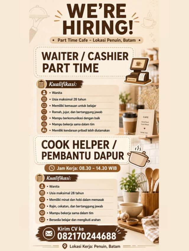 Poster Lowongan