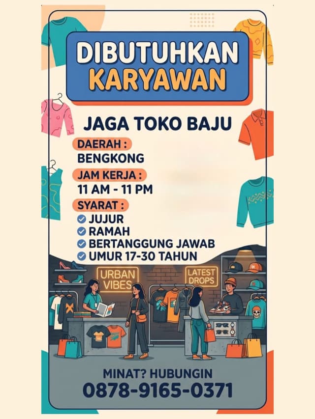 Poster Lowongan