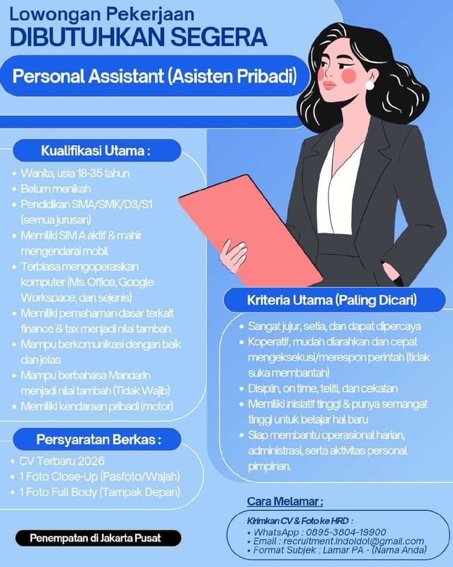 Poster Lowongan