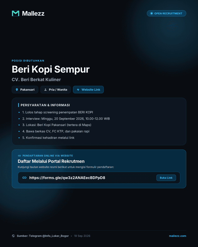 CV. Beri Berkat Kuliner