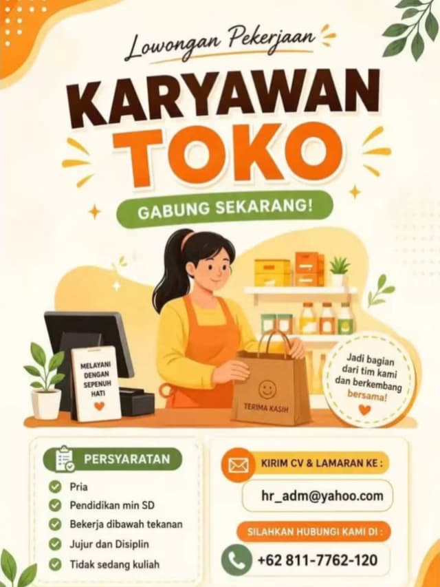 Poster Lowongan