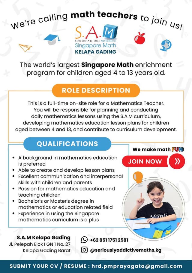 S.A.M Singapore Math