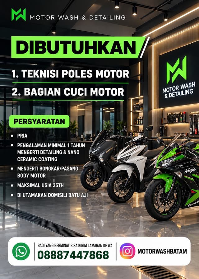 MOTOR WASH & DETAILING