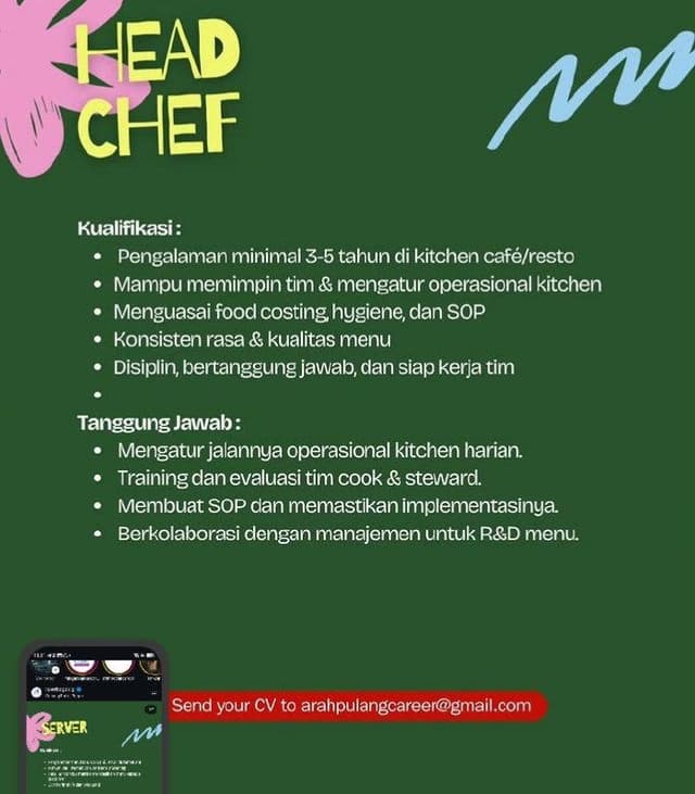Poster Lowongan