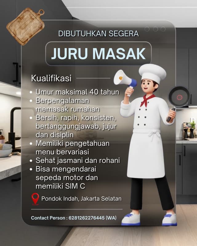 Poster Lowongan