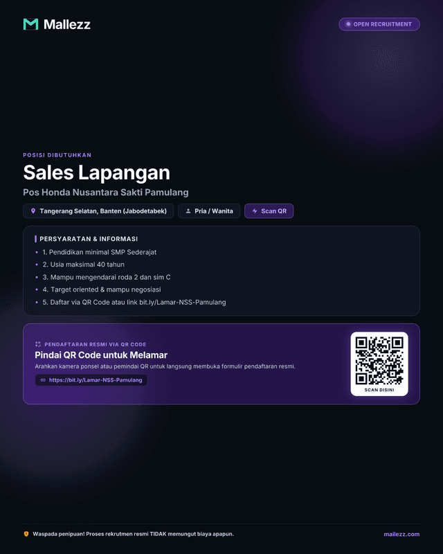 Pos Honda Nusantara Sakti Pamulang