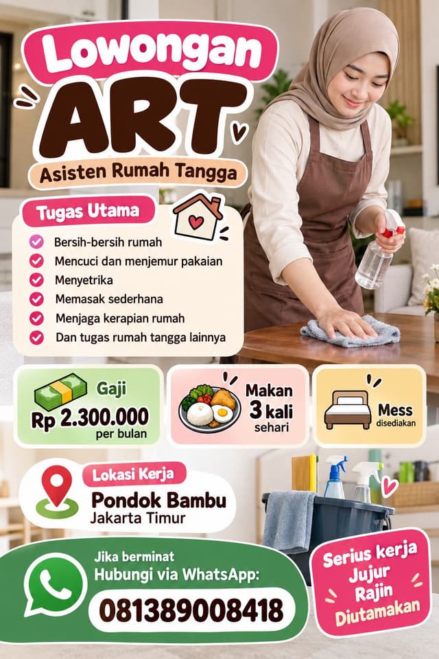Poster Lowongan