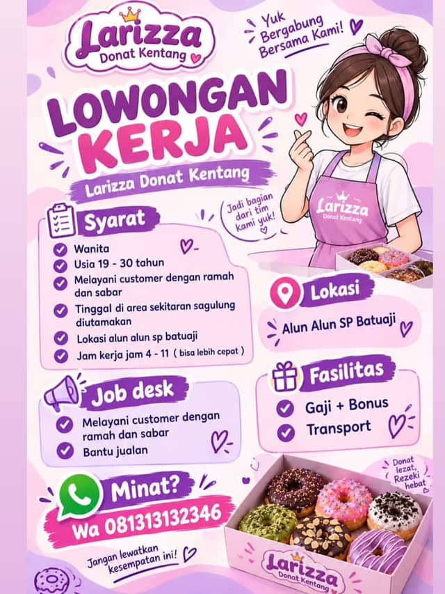 Larizza Donat Kentang