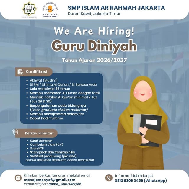 SMP Islam Ar Rahmah Jakarta