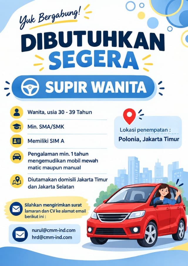 Poster Lowongan