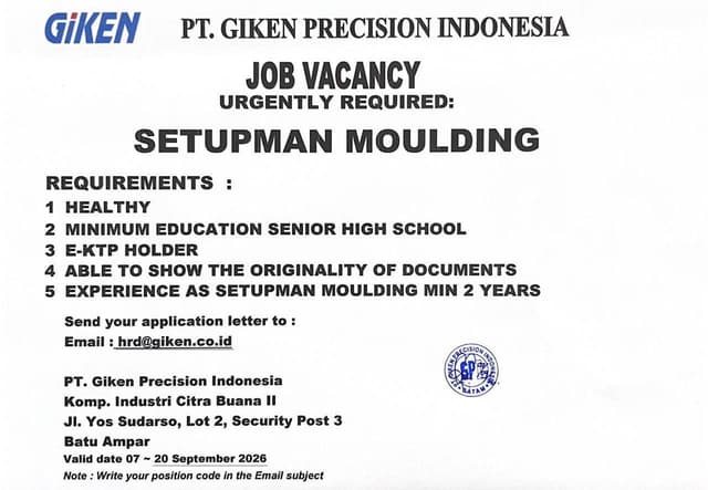 PT. Giken Precision Indonesia