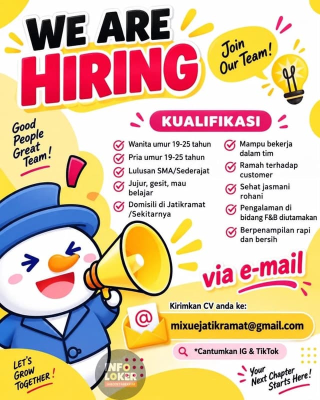 Poster Lowongan