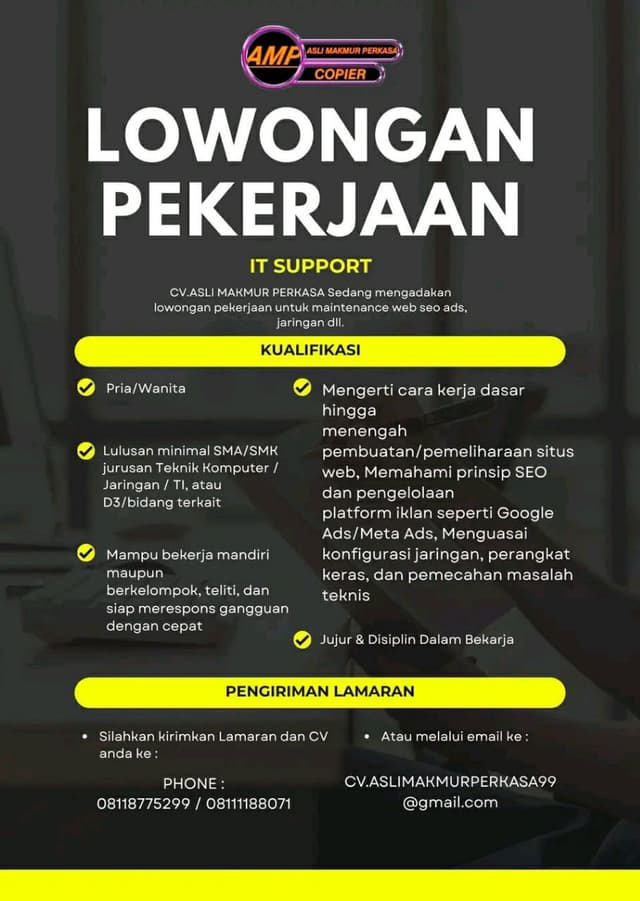 CV.ASLI MAKMUR PERKASA