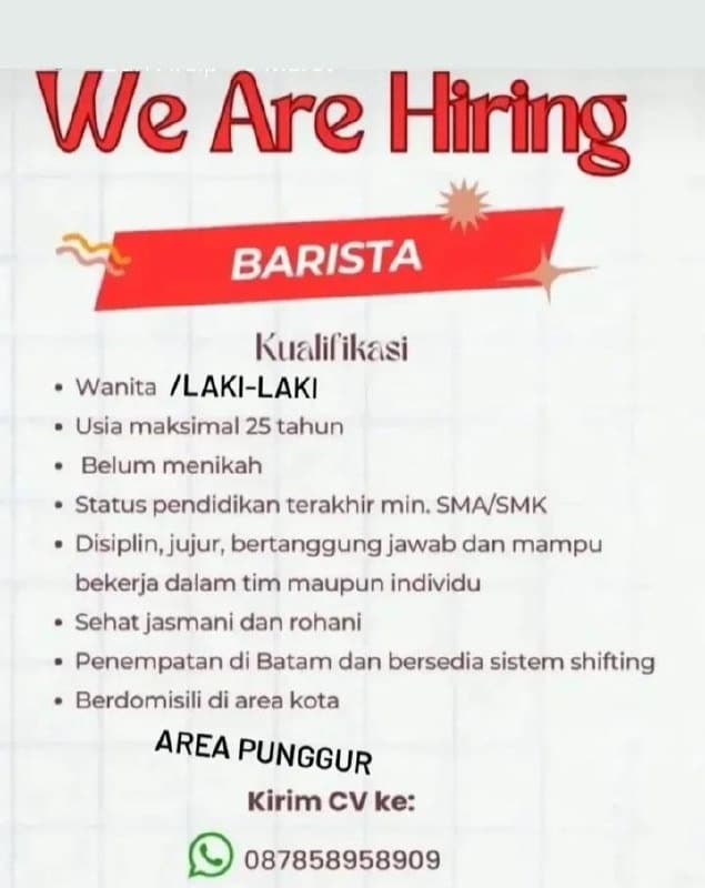 Poster Lowongan