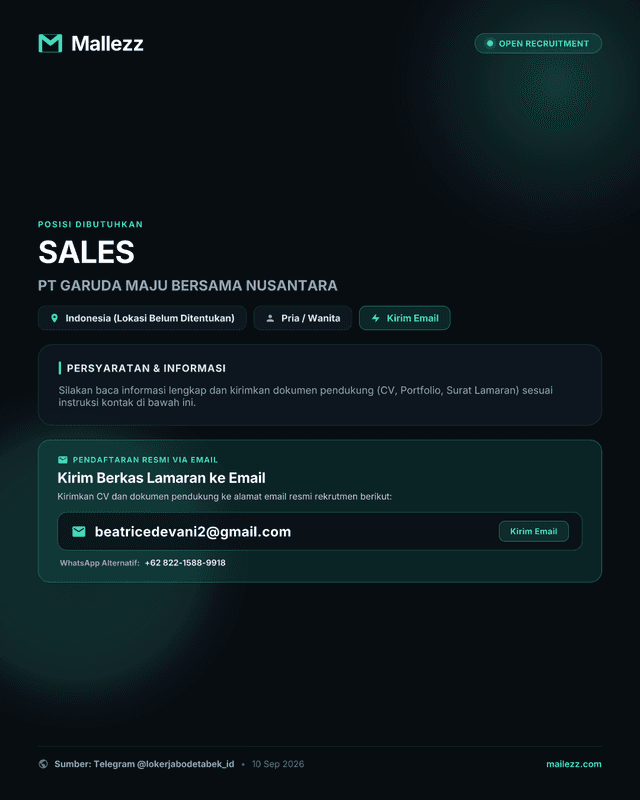 PT GARUDA MAJU BERSAMA NUSANTARA