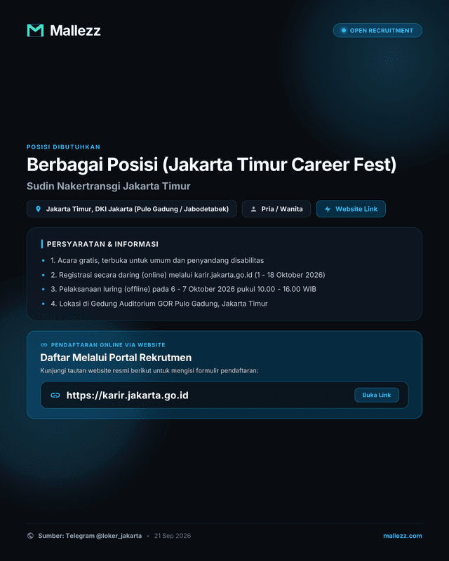 Sudin Nakertransgi Jakarta Timur