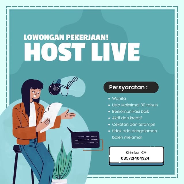 Poster Lowongan