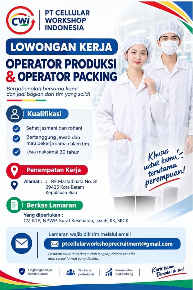 PT CELLULAR WORKSHOP INDONESIA