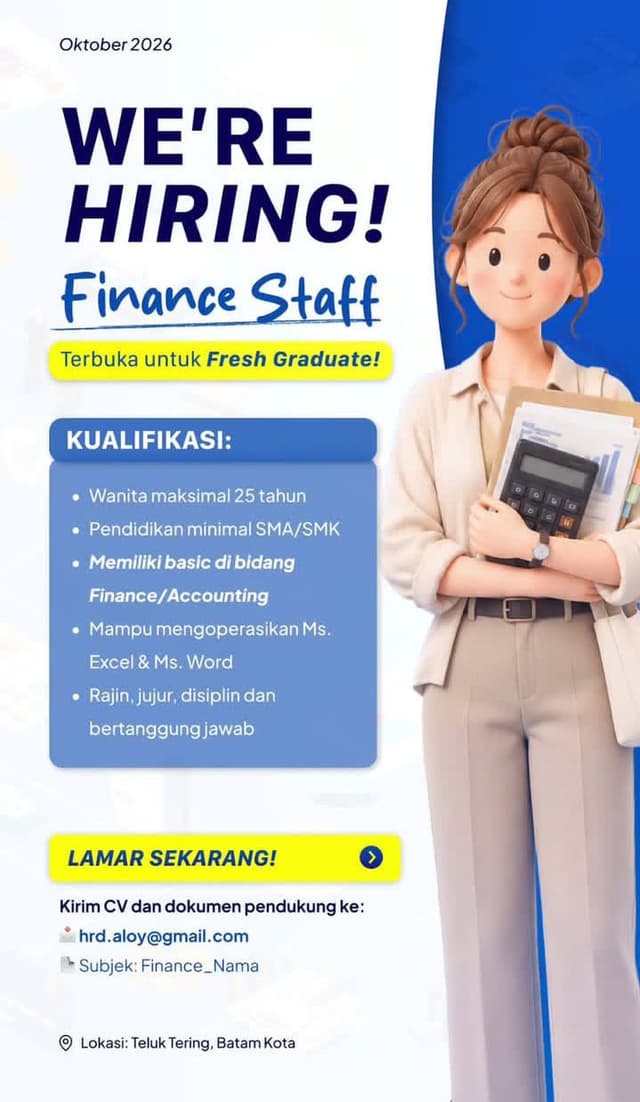 Poster Lowongan