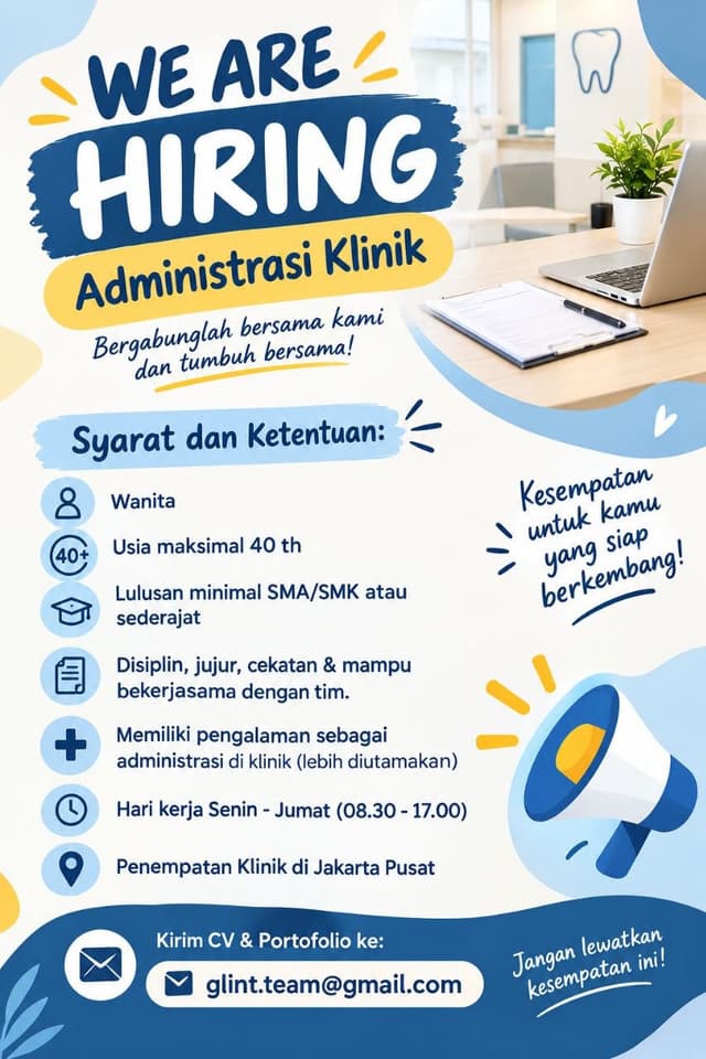Poster Lowongan