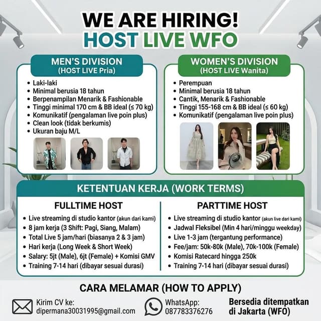 Poster Lowongan