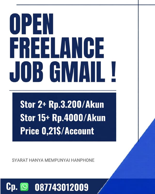 Poster Lowongan
