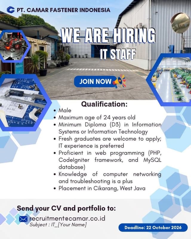 PT. CAMAR FASTENER INDONESIA