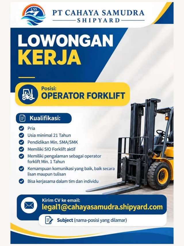 PT CAHAYA SAMUDRA SHIPYARD