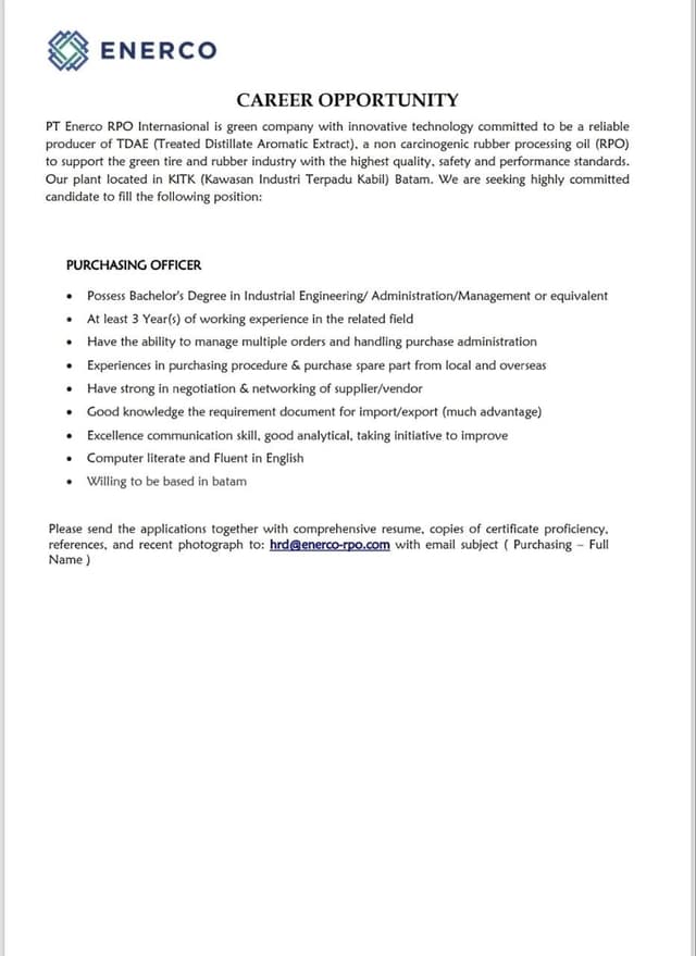 PT Enerco RPO Internasional