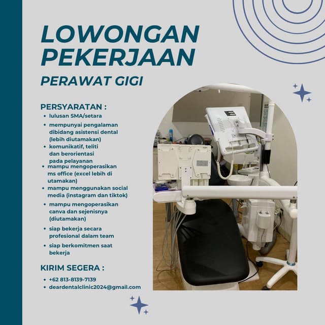 Poster Lowongan