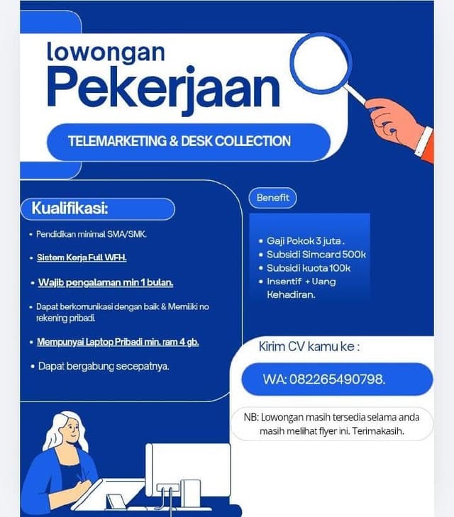 Poster Lowongan