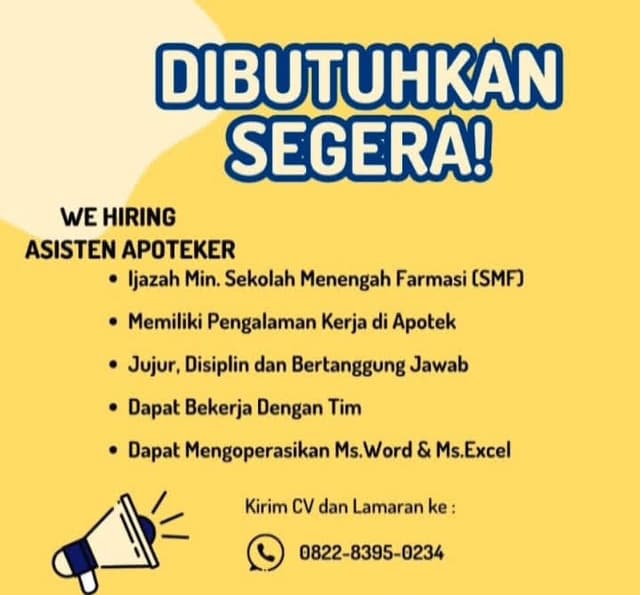 Poster Lowongan