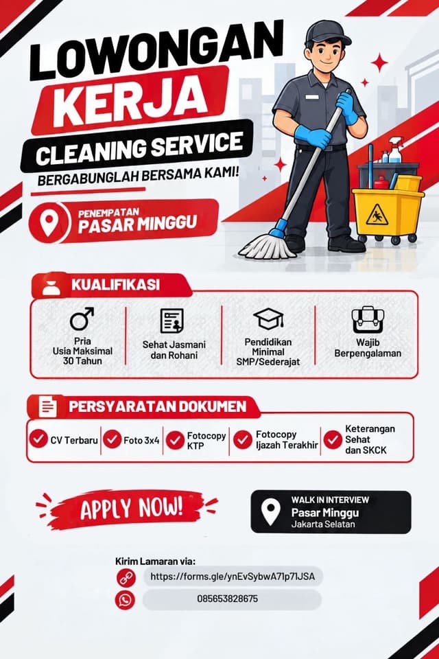 Poster Lowongan