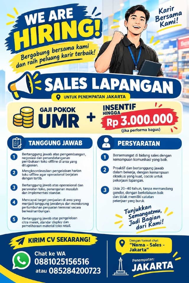 Poster Lowongan