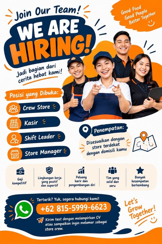 Poster Lowongan