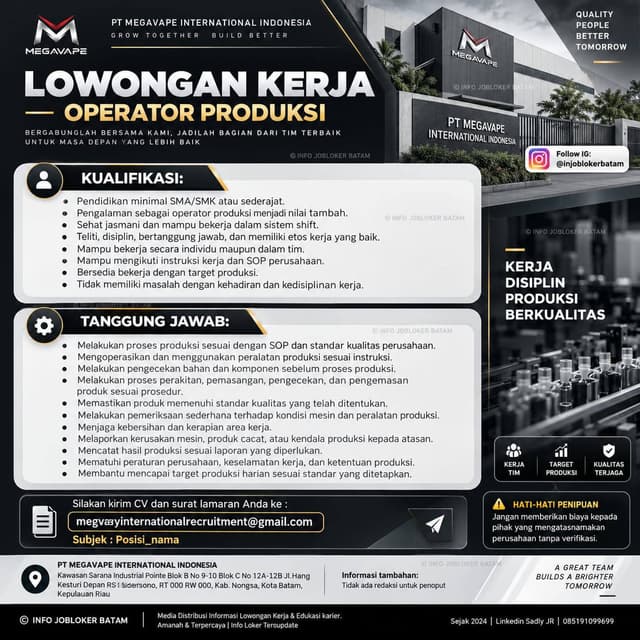 PT MEGAVAPE INTERNATIONAL INDONESIA