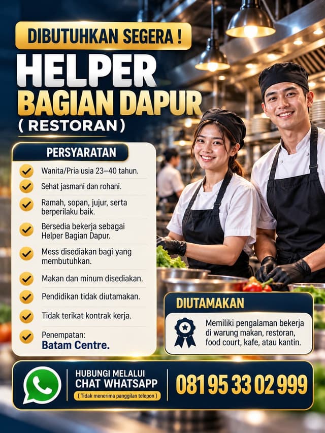 Poster Lowongan