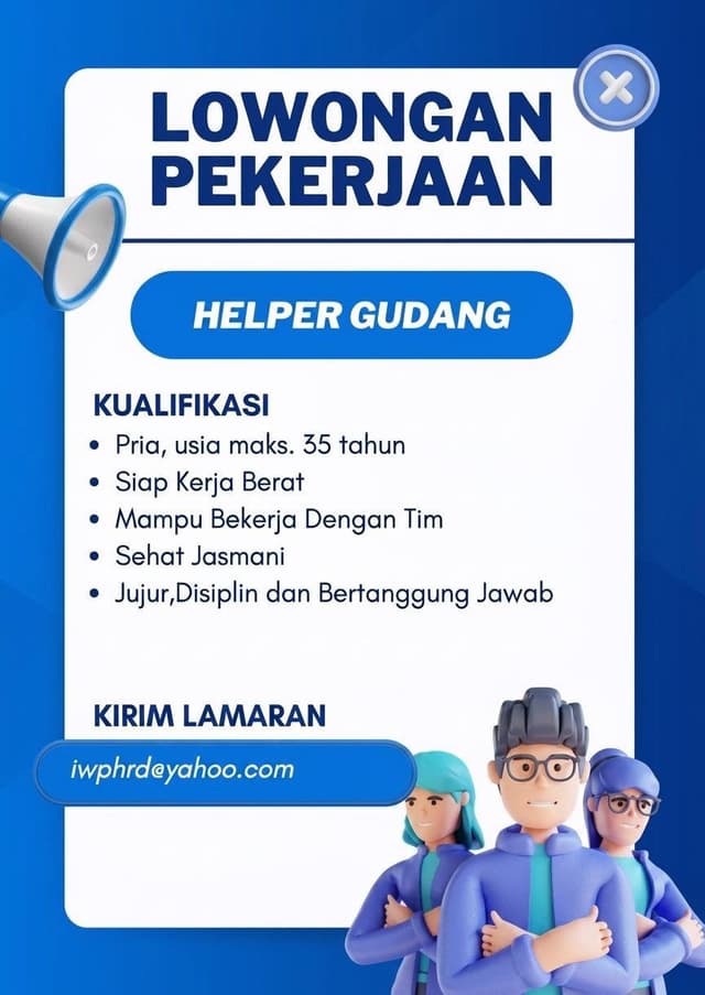 Poster Lowongan