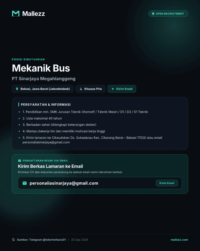 PT Sinarjaya Megahlanggeng