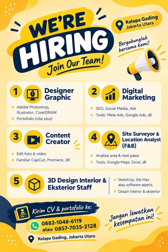 Poster Lowongan
