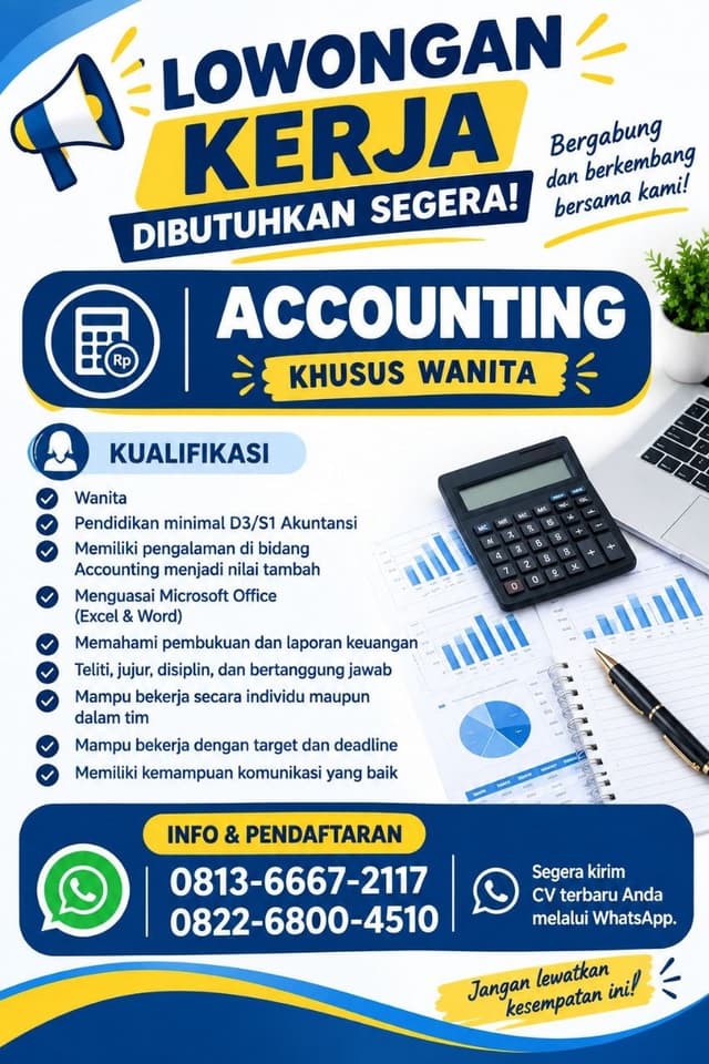 Poster Lowongan