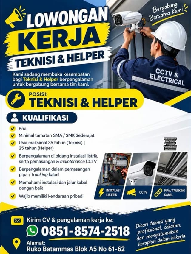 Poster Lowongan