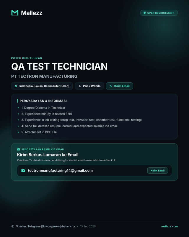 PT TECTRON MANUFACTURING